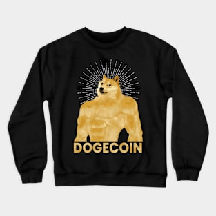 dogecoin strong Crewneck Sweatshirt